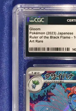 Gloom 109/108 CGC 9.5 MINT+ Ruler of the Black Flame Pokemon 2023 - US Seller - Image 4