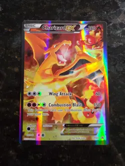 Charizard EX XY121 Black Star Promo Full Art Holo Pokemon Card NM 2016 - Image 1