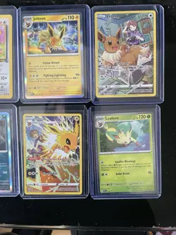 Pokemon Eevee & Evolutions Card Bundle - Trainer Gallery + Vintage: 12 Cards - Image 3