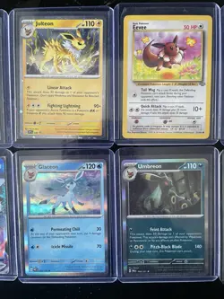 Pokemon Eevee & Evolutions Card Bundle - Trainer Gallery + Vintage: 12 Cards - Image 4