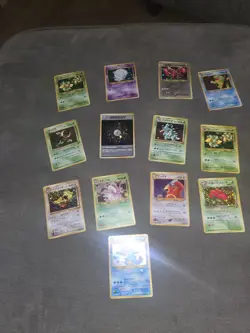 Pokemon TCG Old Back Japanese Cards 13 Vintage Card Bundle All Holo WOTC - Image 1
