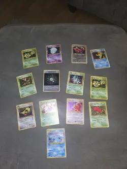 Pokemon TCG Old Back Japanese Cards 13 Vintage Card Bundle All Holo WOTC - Image 2