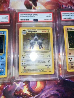 Vintage Pokemon Card PSA Bundle Mewtwo,Ninetails,Gyrados,Magneton,Hitmonchan - Image 3