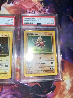 Vintage Pokemon Card PSA Bundle Mewtwo,Ninetails,Gyrados,Magneton,Hitmonchan - Image 4