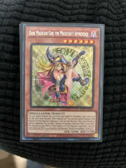 * DARK MAGICIAN GIRL THE MAGICIAN'S APPRENTICE * SECRET RARE ALIN-EN004 YUGIOH! - Image 1