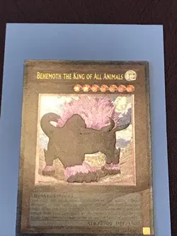 Yu-Gi-Oh! “BEHEMOTH THE KING OF ALL ANIMALS” Ultimate Rare 1st Ed FET-EN014 - Image 2