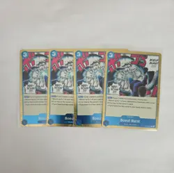 Boeuf Burst Playset - OP12-060 x4 - Legacy of the Master - One Piece TCG Mint - Image 1