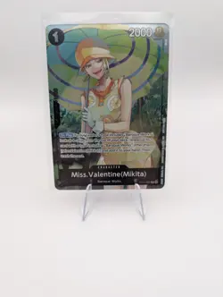 One Piece Azure Sea's Seven Dash Pack Miss.Valentine Mikita OP14 087 R Foil - Image 1