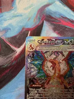 Pokemon TCG Charizard EX Sir Obsidian Flames 223/197 Full Art Secret Rare Card - Image 2