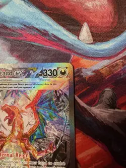 Pokemon TCG Charizard EX Sir Obsidian Flames 223/197 Full Art Secret Rare Card - Image 3