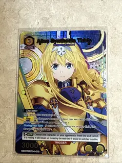 Union Arena CCG Sword Art Online Alice Synthesis Thirty SAO-1-012 Rare One Star - Image 1