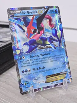 Pokemon Card TCG Ash-Greninja EX XY133 Blackstar Promo 2016 Holo Rare NM - Image 1