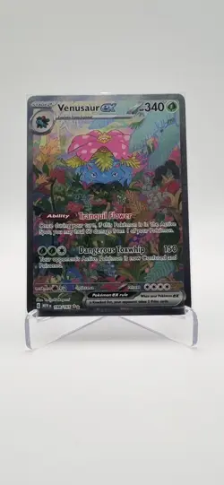 Venusaur ex 198/165 Scarlet Violet 151 Special Illustration Rare Pokemon TCG NM - Image 1
