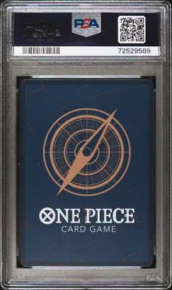 2022 One Piece OP01 Romance Dawn Trafalgar Law SR #047 ERRATA PSA 10 Gem Mint - Image 2