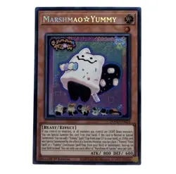 YuGiOh! Marshmao ☆ Yummy Secret Rare DOOD-EN024 1st Edition NM 2 Available - Image 1