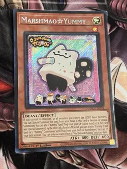 Yugioh! Marshmao Yummy Secret Rare DOOD-EN024 1st Edition NM - Image 1