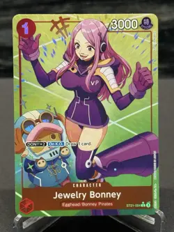 Jewelry Bonney (Parallel) - ST21-004 - One Piece Card Game NM English - Image 1