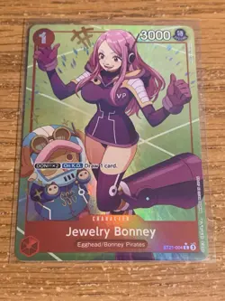 Jewelry Bonney (Parallel) - ST21-004 - One Piece Card Game NM English - Image 1