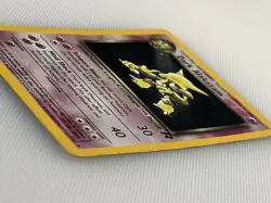 Pokemon Dark Alakazam Card 1/82 Team Rocket Holo Rare, Vintage TCG, WOTC - Image 2