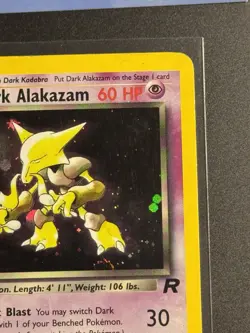 Dark Alakazam - 1/82 Team Rocket Holo Rare - Pokemon Card TCG - Unlimited - Image 4