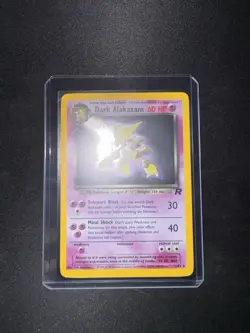 Dark Alakazam - 1/82 Team Rocket Holo Rare - Pokemon Card TCG - Unlimited - Image 1