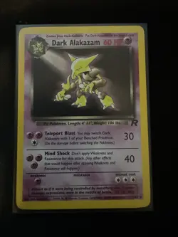 Dark Alakazam - 1/82 Team Rocket Holo Rare - Pokemon Card TCG - Unlimited - Image 3