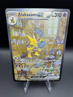 Alakazam ex 201/165 Pokemon Scarlet & Violet 151 Special Illustration Rare NM - Image 1