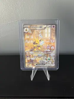 Pokemon TCG Alakazam EX 201/165 Scarlet & Violet 151 Special Illustration Rare - Image 1
