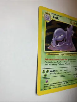 Muk Fossil 13/62 Holo Unlimited Rare 1999 LP Vintage WOTC Pokemon TCG Card - Image 3