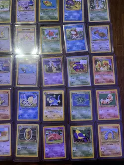 60 card lot vintage base pokemon cards, binder copies, various conditions - Image 5
