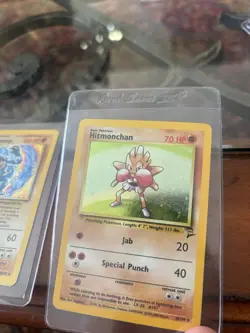 Pokemon Base Set Holo Lot Chansey Vaporeon Machamp Hitmonchan 4 Cards 1999 - Image 5