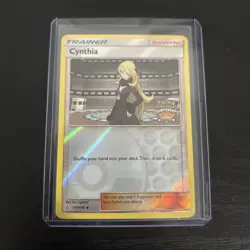 Cynthia 119/156 Reverse Holo Regional Championships Stamped Pokemon Card - Image 1
