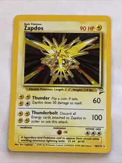 Zapdos 020/130 Base Set 2 Holo Pokemon TCG Awesome Card! - Image 1