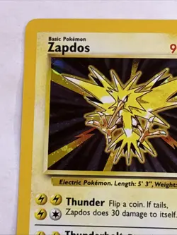 Zapdos 020/130 Base Set 2 Holo Pokemon TCG Awesome Card! - Image 2