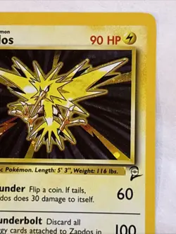 Zapdos 020/130 Base Set 2 Holo Pokemon TCG Awesome Card! - Image 3