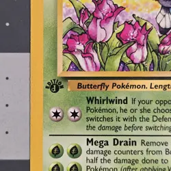 d Edition Butterfree Error Misprint Pokemon Card 1st Edition Jungle - Image 1