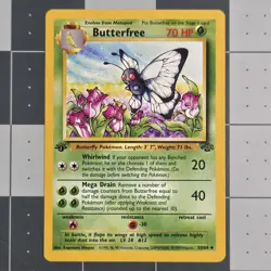 d Edition Butterfree Error Misprint Pokemon Card 1st Edition Jungle - Image 2