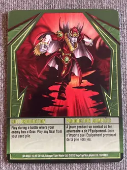 Bakugan Gundalian Invaders | Full Production 🟢 Green Ability Card | 43/48c - Image 3