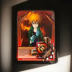 Bakugan Gundalian Invaders Rikimaru’s Surprise 🔴 Red Ability Card 12/16McD - Image 1
