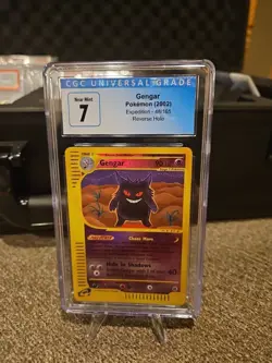 Pokemon Expedition Gengar #48/165 Reverse Holo CGC 7 Near Mint - Image 1