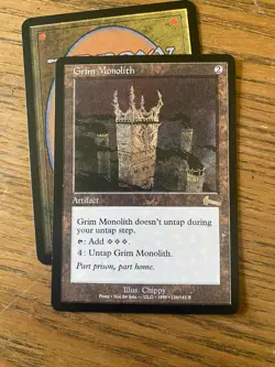 Grim Monolith MTG sticker cEDH - Image 1
