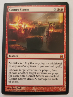 1x Comet Storm Commander 2011 MTG Magic the Gathering LP - Image 1