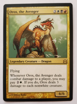 1x Oros, the Avenger Commander 2011 MTG Magic the Gathering LP - Image 1