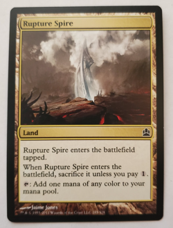 1x Rupture Spire Commander 2011 MTG Magic the Gathering LP - Image 1