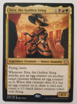 1x Xira, the Golden Sting FOIL Dominaria United MTG Magic the Gathering NM - Image 1