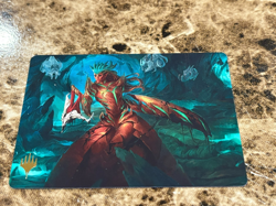 GLISSA SUNSLAYER Magic MTG Phyrexia All Will Be One Art Series Gold - Image 1