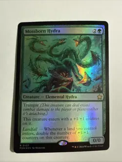 [1x] Mossborn Hydra - Foil Near Mint, English Foundations Singles MTG Magic - Image 1