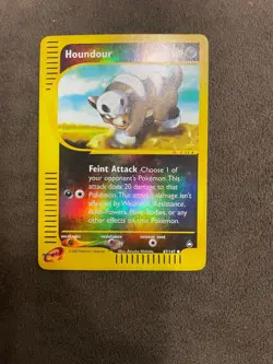 Houndour 87/147 Aquapolis Reverse Holo eReader Pokemon TCG English NM - Image 1