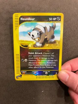 Houndour 87/147 Aquapolis Reverse Holo eReader Pokemon TCG English NM - Image 2