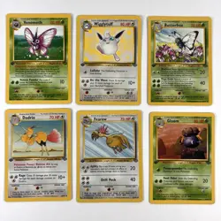 Vintage Pokemon TCG Lot Of 24 Cards All 1st Edition Jungle Set 1999 Non-Holo - Image 2